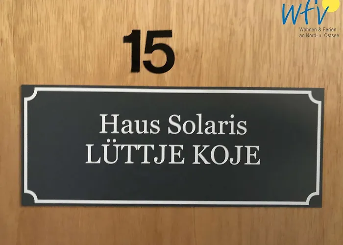 Haus Solaris - Luettje Koje *